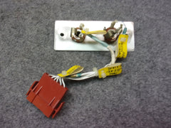 Beechcraft LH Mic/Phone Switch Panel P/N 128-364217-5