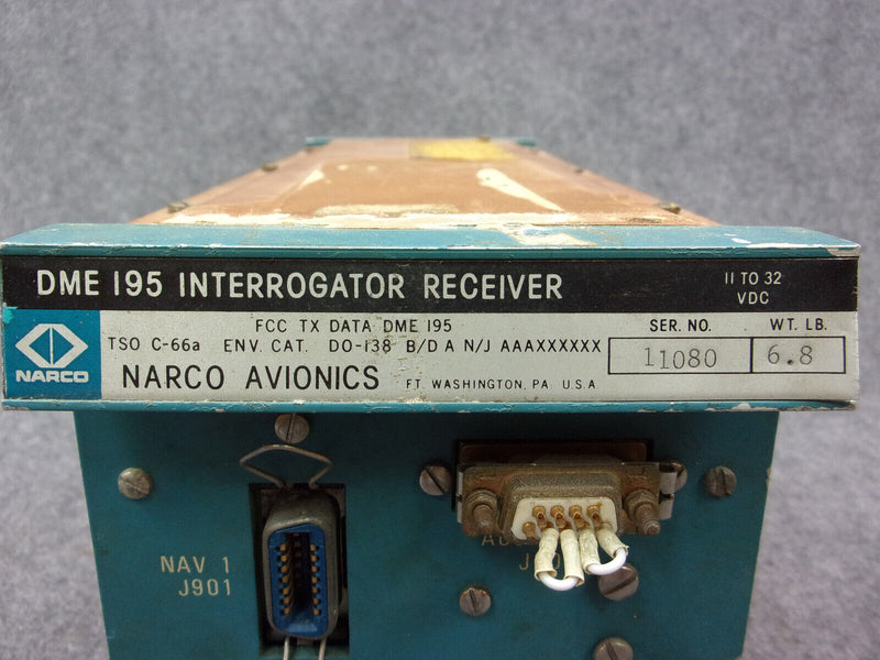 Narco DME-195 Interrogator Receiver