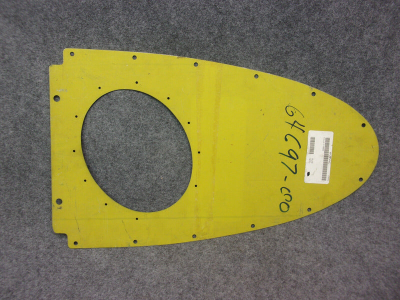 Piper PA-25 Cabin Air Inlet Plate P/N 64697-000