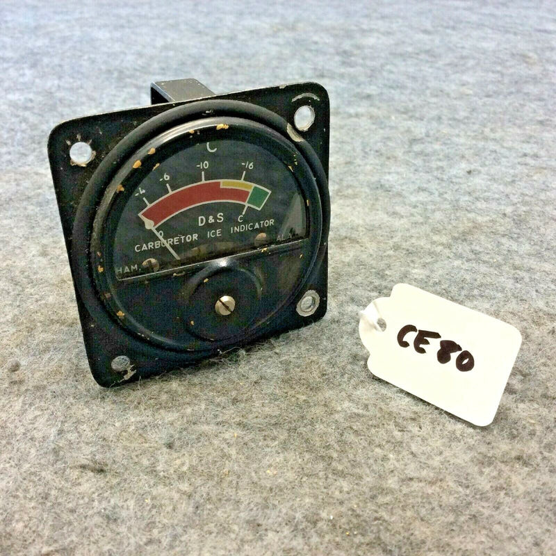 D&S Carburetor Ice Indicator Gauge