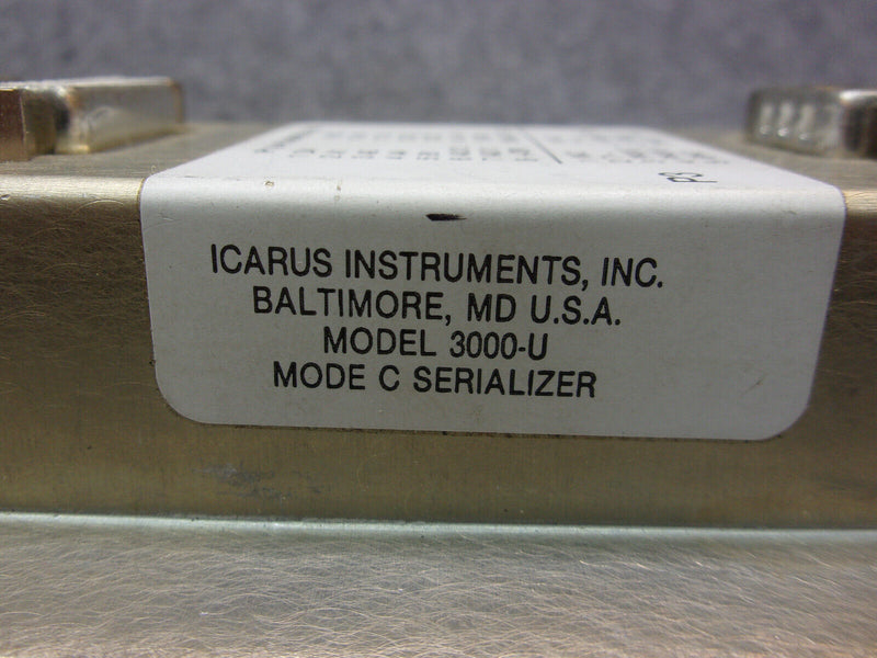 Icarus 3000-U Mode C Serializer P/N 3230015-3