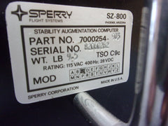 Sperry SZ-800 Stability Augmentation Computer P/N 7000254-903