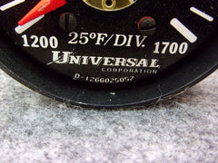 Universal Corp EGT Indicator Gauge P/N D-1266025052