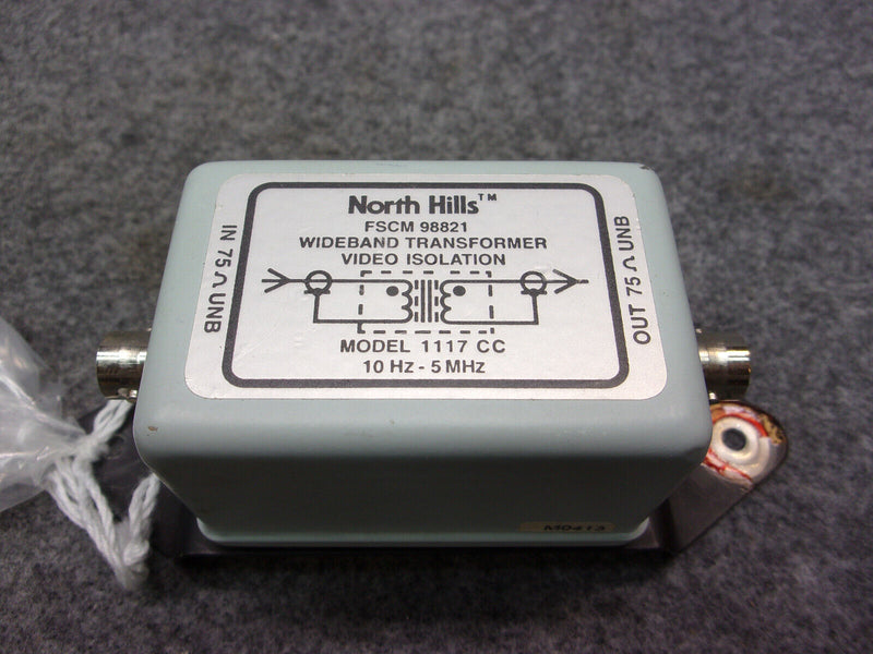 North Hills Wideband Video Isolation Transformer P/N 1117-CC