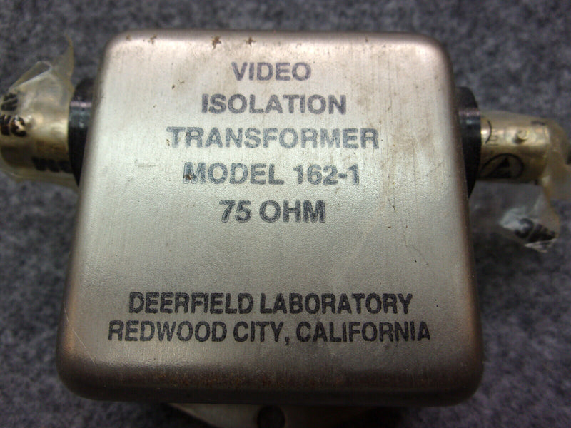 Deerfield Video Isolation Transformer P/N 162-1