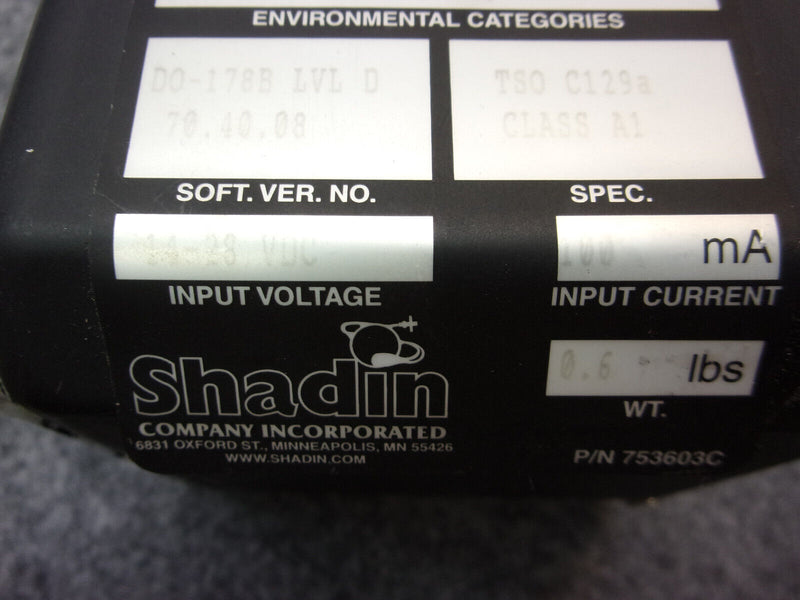 Shadin A-429 HS/LS To Serial Converter W/SM Select P/N 933612-02