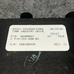 Dassault Audio International Video Switch P/N 30300083 VSS-480-09