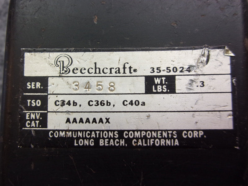 Beechcraft CCC Nav G/S Antenna Coupler P/N 35-5024