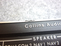 Collins AUD-250 Audio Panel Face Plate P/N 628-7563-001