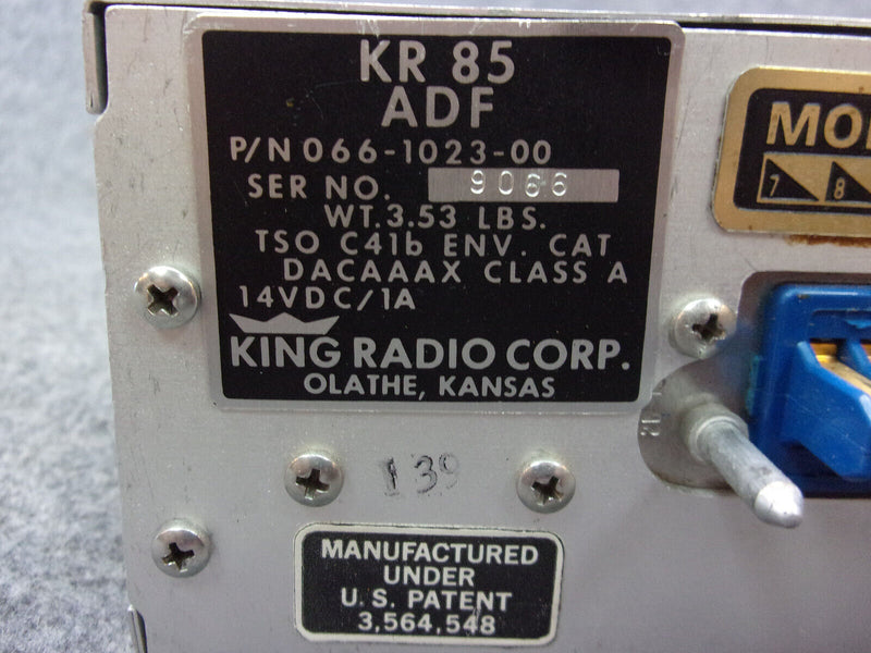 King KR-85 ADF P/N 066-1023-00