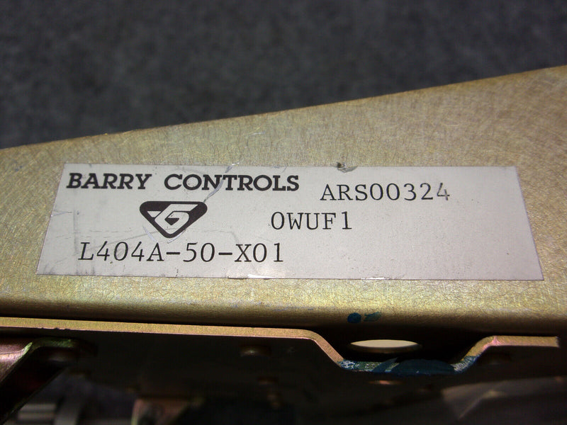 Barry Controls Mount Tray P/N L404A-50-X01