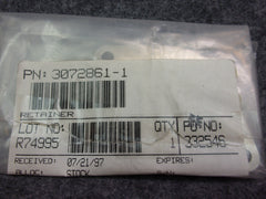 Honeywell Seal Retainer P/N 3072861-1 (New W/CoC)