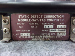 IDC Type 422 Static Defect Correction Module-SAT/TAS Computer P/N 30510-141