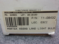 Martek 4509Q 13V 100W PAR36 Landing Light Bulb P/N 11-08432