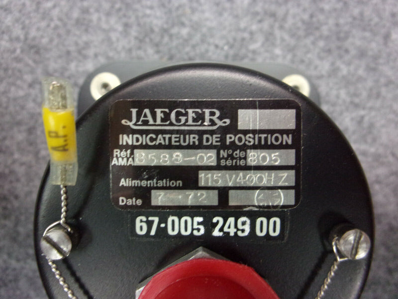 Jaeger Rotor Pitch Indicator P/N 8588-02 67-005-249-00 (Serviceable w/JAA Form1)