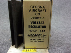Cessna 9910126-3 Lamar 27.5V Voltage Regulator P/N B-00296-3