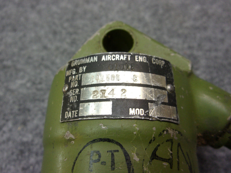 Grumman Arresting Hook And Skid Raising Cylinder Assy P/N 141506