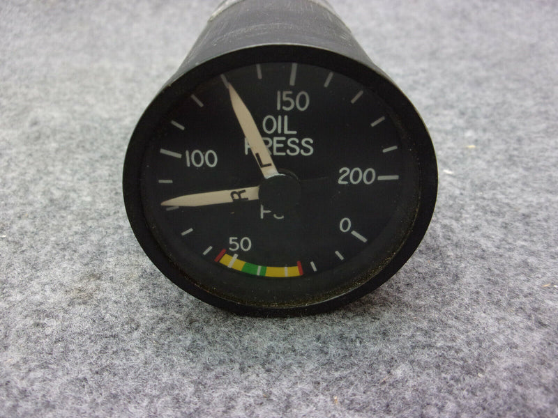 Gates Learjet Dual Oil Pressure Indicator P/N S208-6 (Overhauled w/8130)