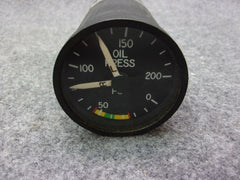 Gates Learjet Dual Oil Pressure Indicator P/N S208-6 (Overhauled w/8130)