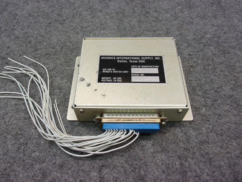 Avionics International Supply Remote Switch Unit P/N AIS200-35