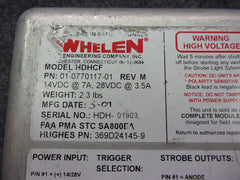 Whelen HDHCF Strobe Light Power Supply P/N 01-0770117-01 369D24145-9
