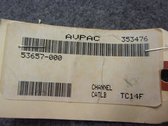 Piper PA-31 Pilot Door Channel P/N 44559-000 53657-000