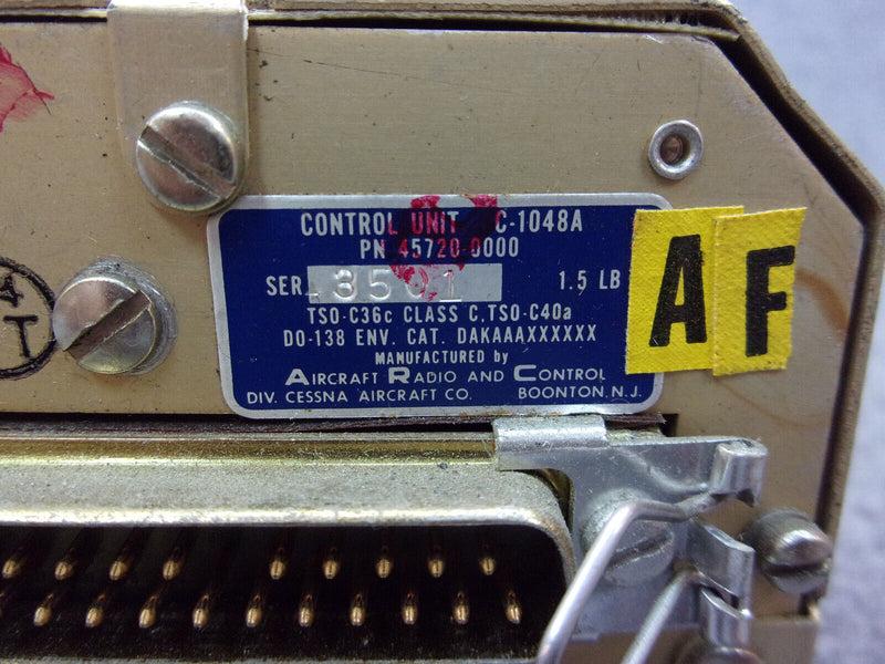 ARC C-1048A NAV Control Unit P/N 45720-0000