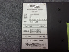 Universal Avionics UL-701 Airborne Datalink P/N 1068-00-000