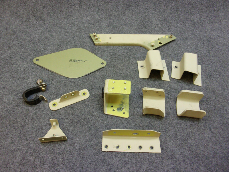 Bell 206L4 Helicopter Interior Brackets, Supports, Cover Lot