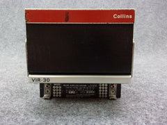 Collins VIR-30A VOR/LOC/GS/MB Receiver P/N 622-0876-001