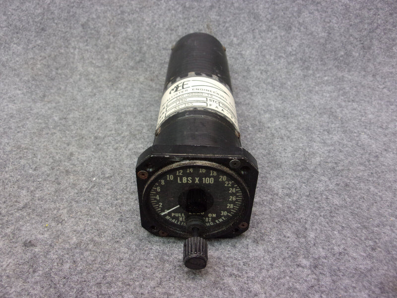 AS-355 McAllister ME-702 Load Indicator P/N 350-00000-19