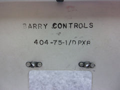 Barry Controls DPXB-0 Mount Tray P/N 404-75-S-1