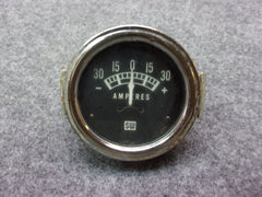 Stewart Warner 30A Ammeter Amperes Indicator Gauge P/N 357N-M4 411729