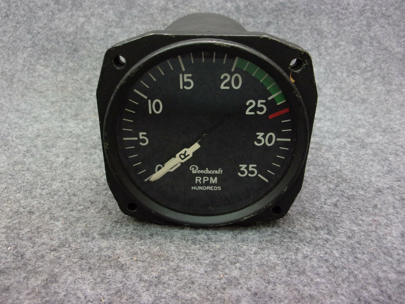 Beechcraft Dual RPM Tach P/N 96-38001-1 Serviceable w/SA-CAA Form MRC