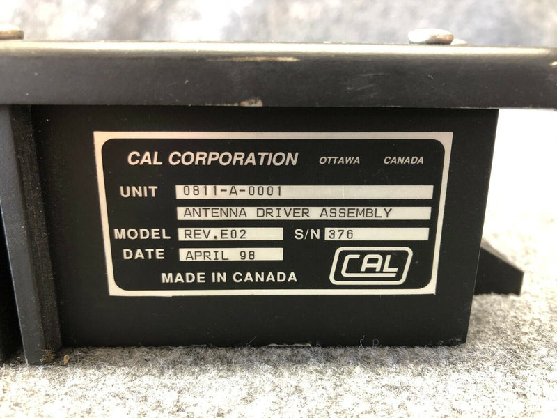 Cal Corporation Antenna Driver Assembly P/N 0811-A-0001