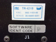 Bendix 3614009-4201 King 066-1103-00 TR-421B ATC Transponder