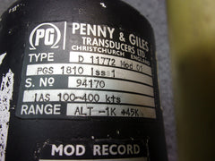 Penny & Giles Air Data Transducer P/N D11772