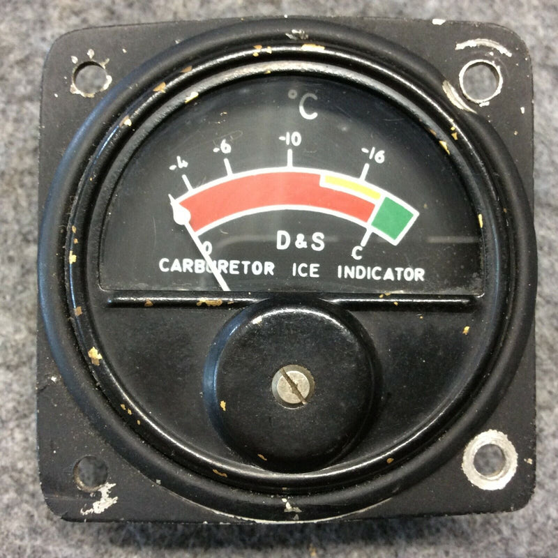 D&S Carburetor Ice Indicator Gauge