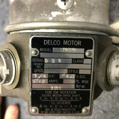 Hiller Helicopter UH12 Delco Motor P/N 10290