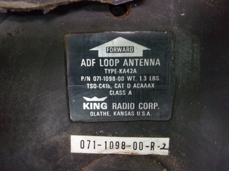 King KA-42A ADF Loop Antenna P/N 071-1098-00