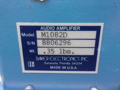 Baker Electronics M1082D Audio Amplifier