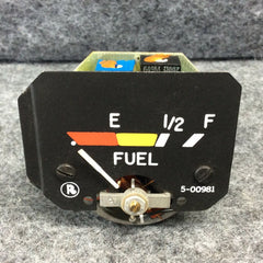 Stewart Warner 14V Fuel Level Indicator Gauge P/N 5-00981