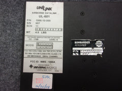 Universal Avionics UL-601 Airborne Datalink P/N 1066-10-000  C2328001-001