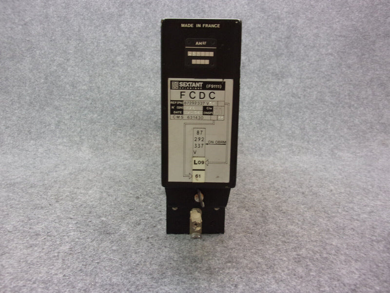 Sextant FCDC Fight Control Data Concentrator P/N 87292337V04L09