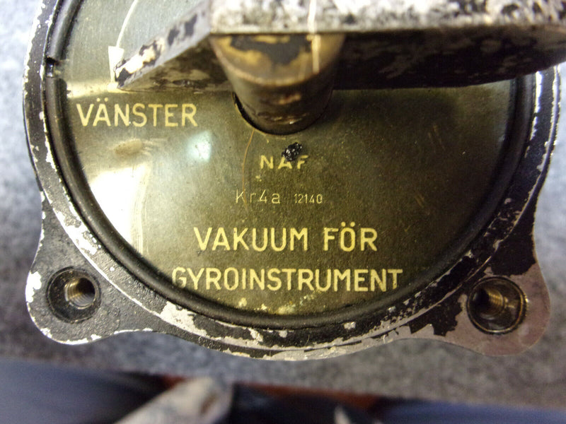 NAF Vacuum Source Selector Valve And Bracket P/N Kr4a-12140