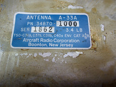 ARC A-33A Nav Com Antenna P/N 34870-1000