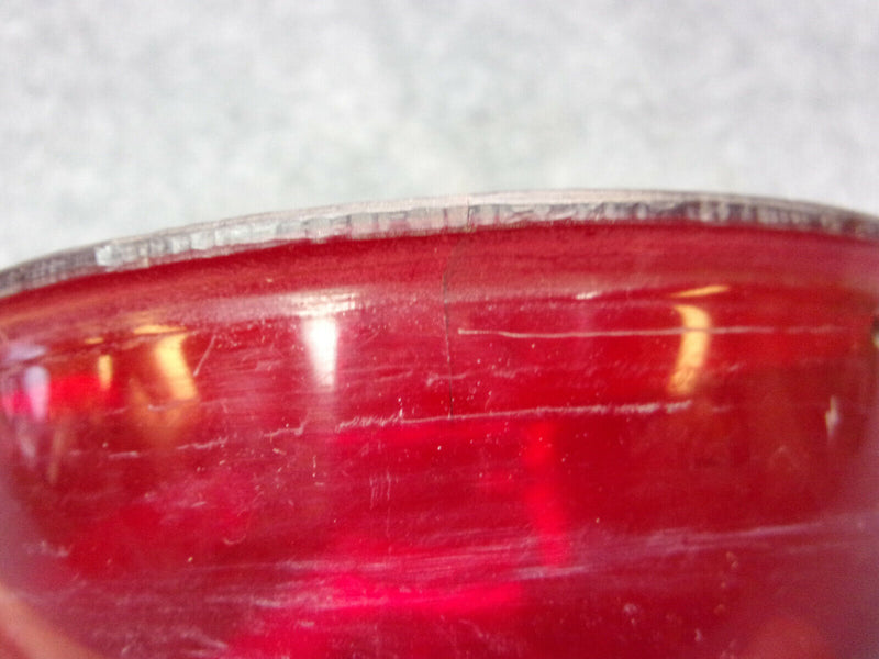5" Red Plastic Beacon Lens