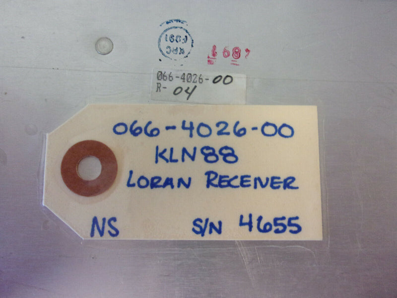 Bendix King KLN-88 Loran-C P/N 066-4026-00 With Data Base