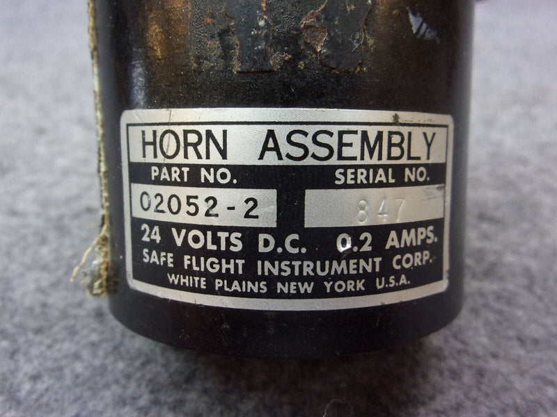 Cessna Safe Flight 24V Stall Horn P/N 02052-2