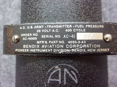 Bendix Fuel Pressure Transmitter P/N 4050-3-A3 (Overhauled)